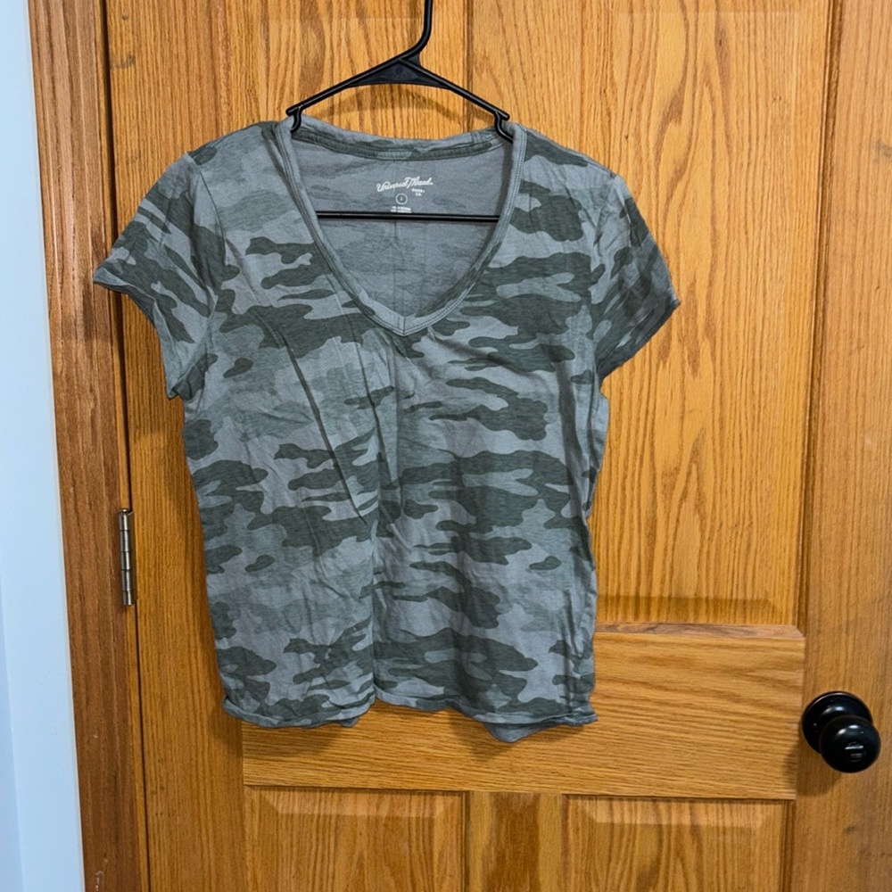 Camo short sleeve shirt, Universal Threads, green shirt